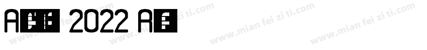 AdiCup Q 2022 Regular字体转换